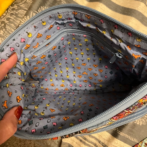 Vera Bradley RFID Little Hipster Crossbody Shoulder Bag  Provence Paisley - Picture 5 of 5